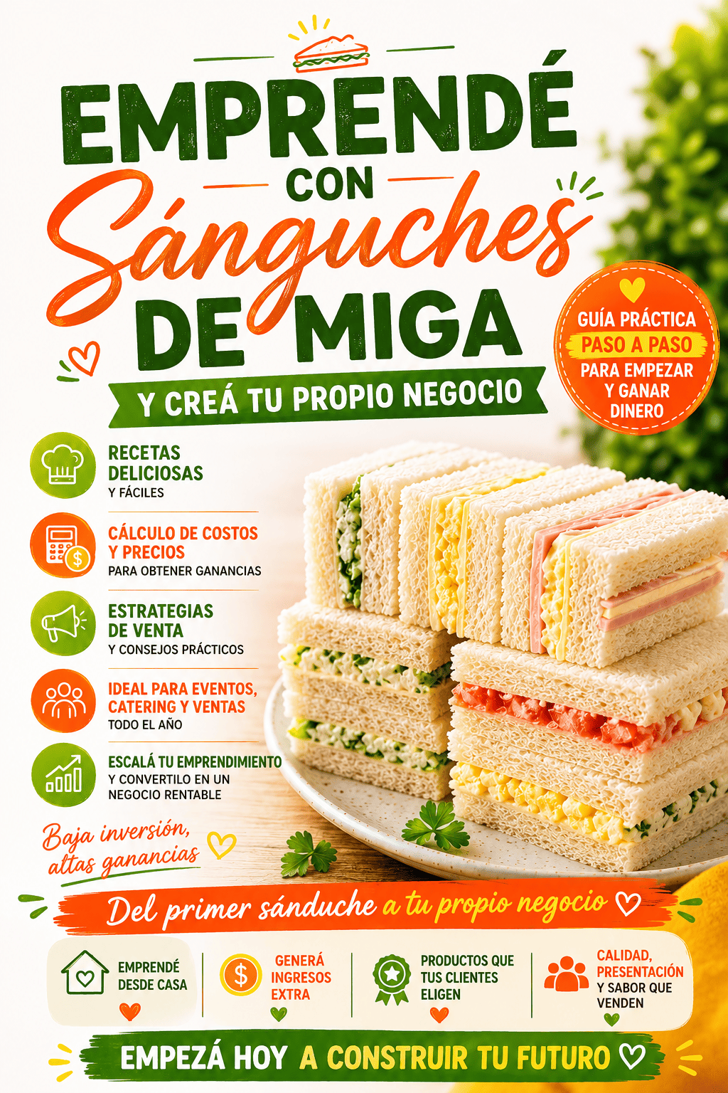Emprendé con Sanguchitos de Miga y Creá un Negocio Rentable