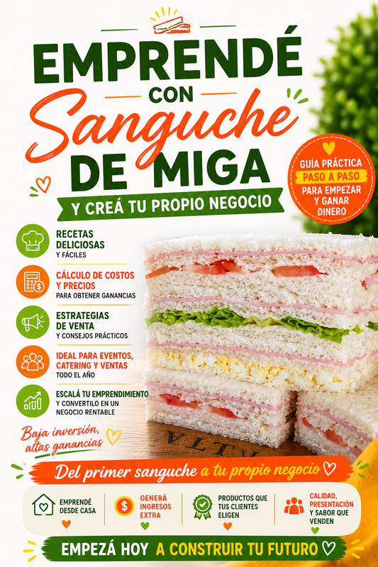 Emprendé con Sanguchitos de Miga y Creá un Negocio Rentable